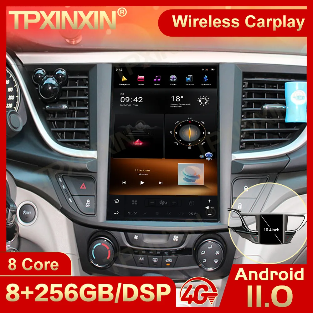 

8 + 256G Carplay Android 11 Tesla экран радио приемник для Buick Excelle XT 2015 Автомобильный GPS-навигатор плеер Видео Аудио головное устройство