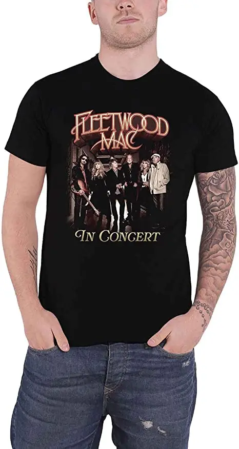 Мужская черная футболка Fleetwood Mac с изображением сестер Луны | одежда