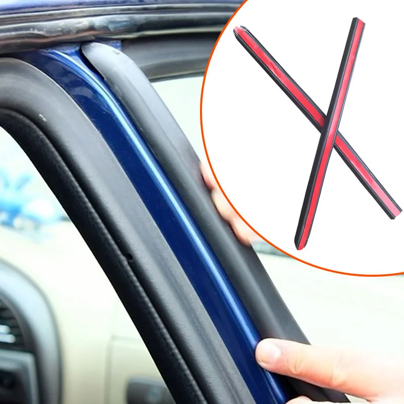 

1 Pair Car B Pillar Seal Strips Sticker Soundproofing Waterproof Scratch Door Edge Sealing Strips Sticker for Renault 7703081054