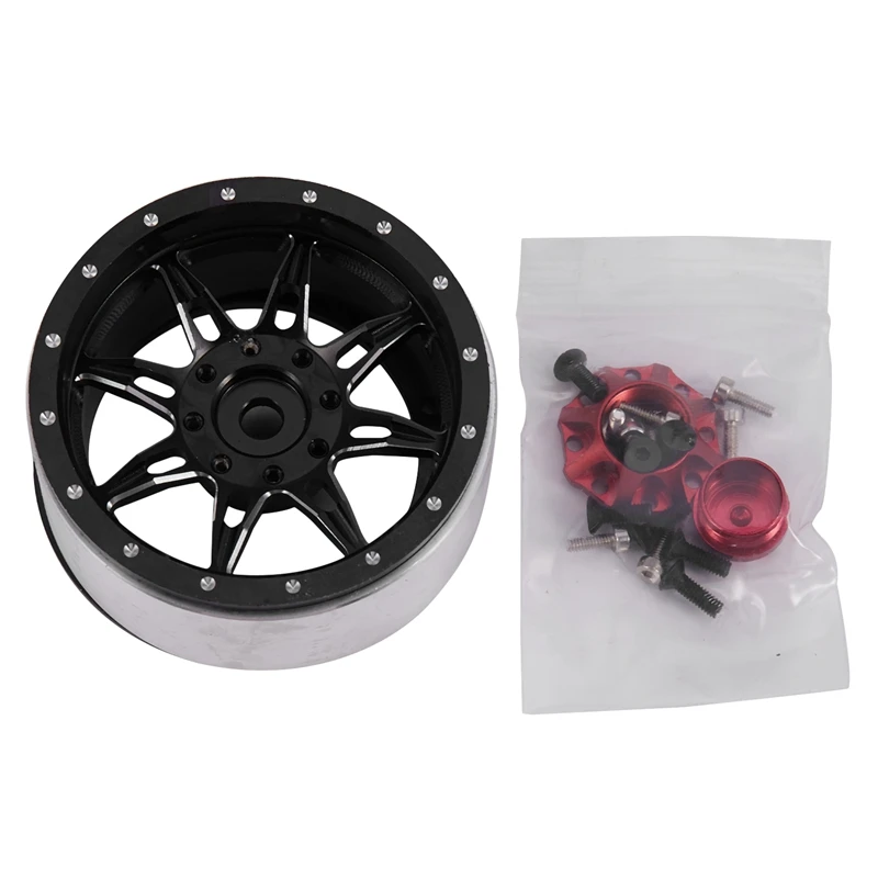 

4Pcs Rc Rock Crawler Metal Wheel Rim 1.9 Inch Beadlock For 1/10 Axial Scx10 90046 Tamiya Cc01 D90 D110 Tf2 Traxxas Trx-4 S119