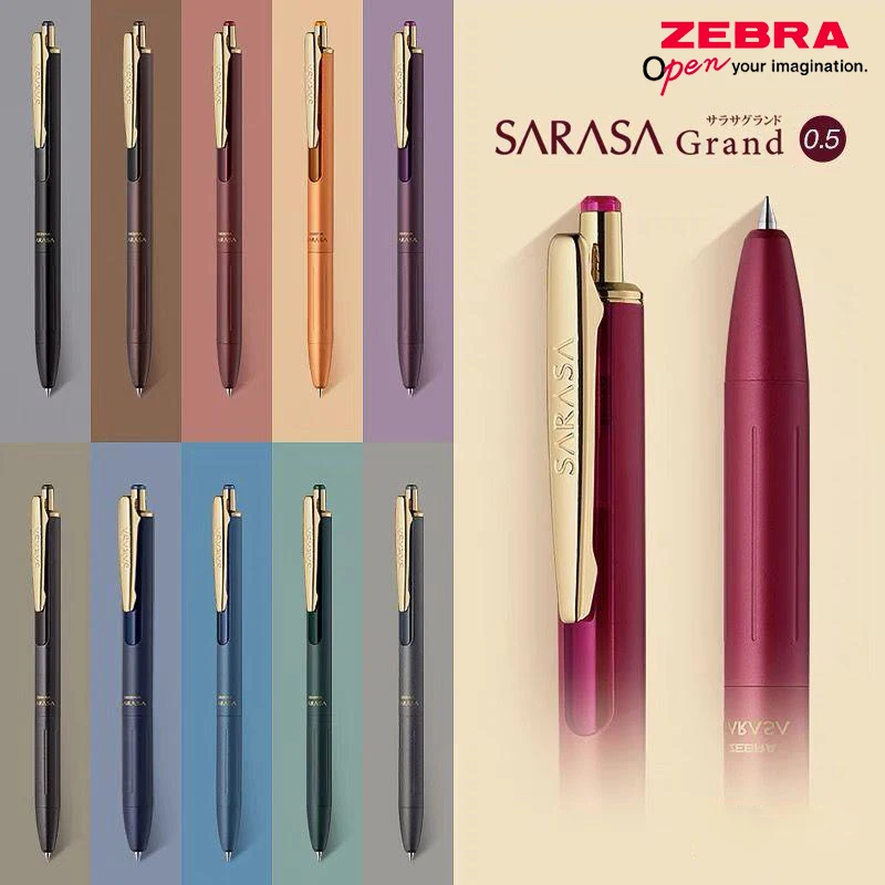 

ZEBRA Gel Pen Limited JJ56 Business Office High-grade Metal Signature Pen 0.5mm SARASA Students Quick Dry Water Pen Stationery