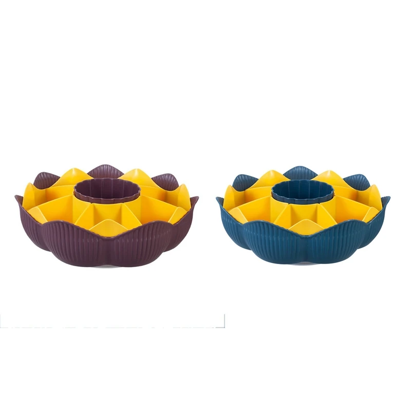 

Kitchen Rotating Hot Pot Vegetable Sink Drain Basket Household Multi-Compartment Fruit Plate Vegetable Basket