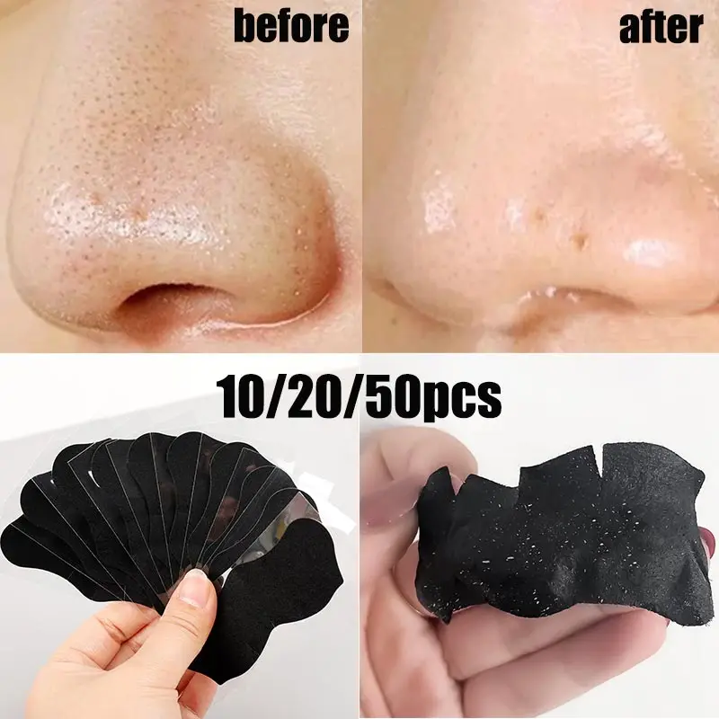 

Beauty Skin Care Blackhead Removal Mask Shrink Pore Oil Control Acne Face Whitehead Pore Cleaner Noseblack Mask for Face Fashion