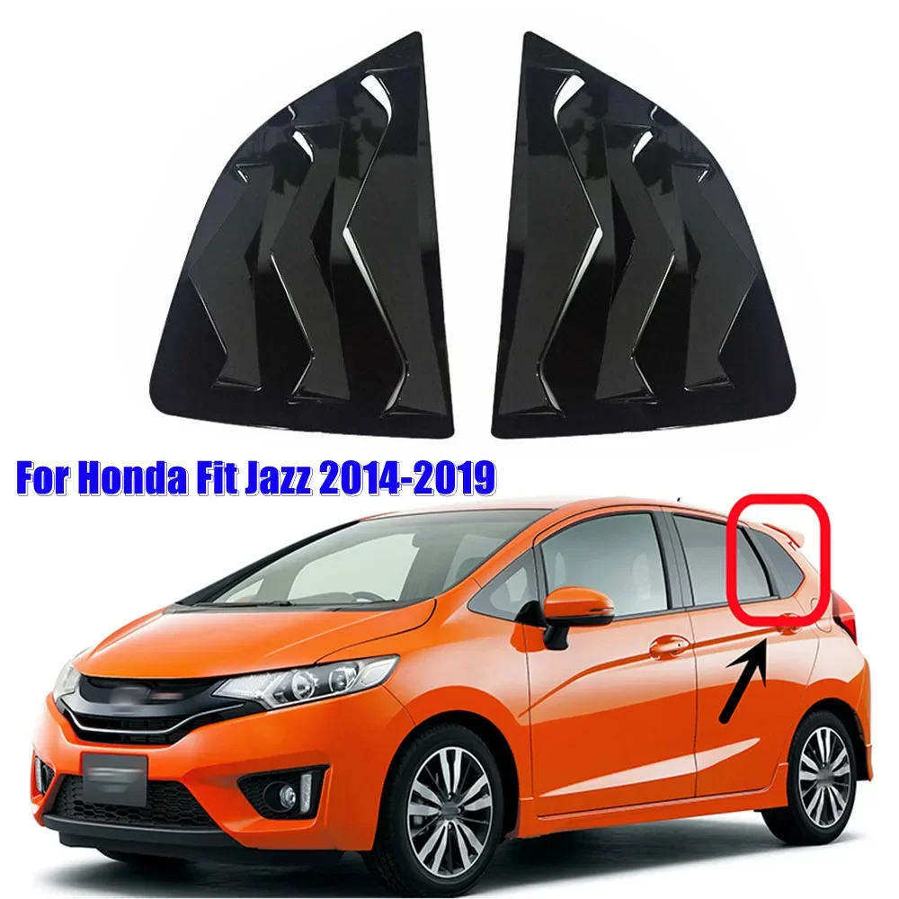 Фото Для Honda Jazz Fit 2014-2019 годов: Комплект аксессуаров для оконных дефлекторов (жалюзи) и обвеса кузова №2