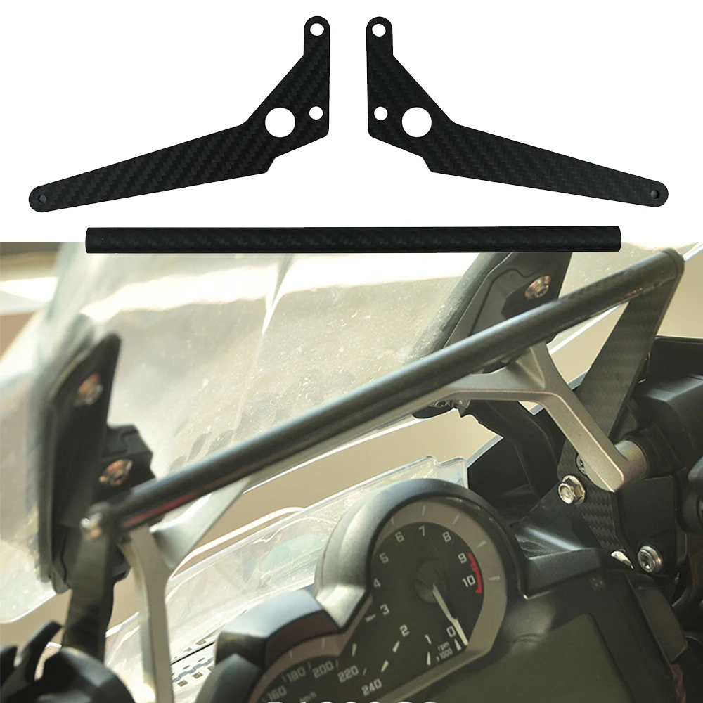 

For BMW R1200GS R 1250 GS ADV LC 2013-2019 R1250GS R 1200 GS Adventure Carbon Fiber Mobile Phone Navigation Handlebar Bracket