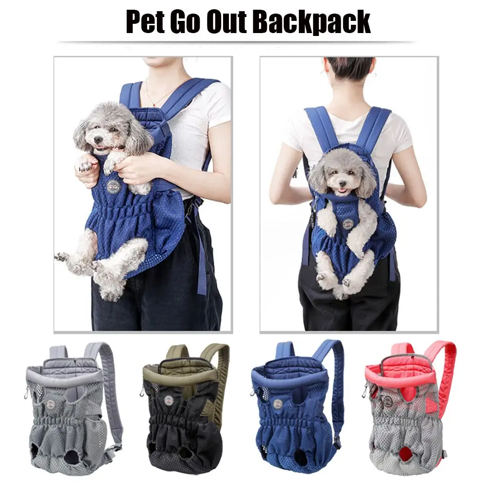 

Go Out Pet Bag Breathable Mesh Chest Cat Bag Dog Bag Light Portable Backpack Dog Backpack
