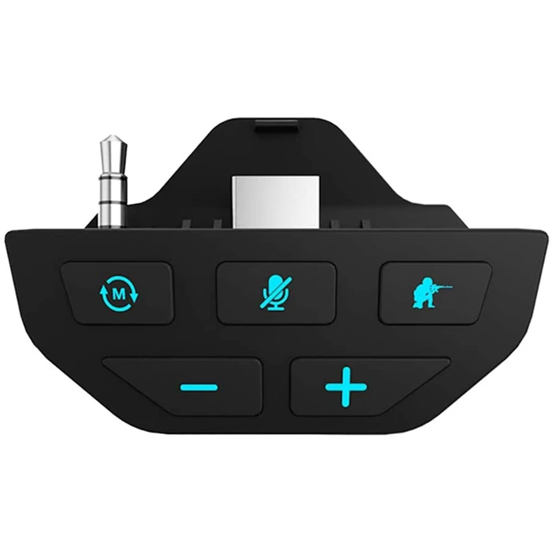 

Sound Enhancer For One Wireless Controller Stereo Headset Adapter For Joystick Audio Converter With Speaker
