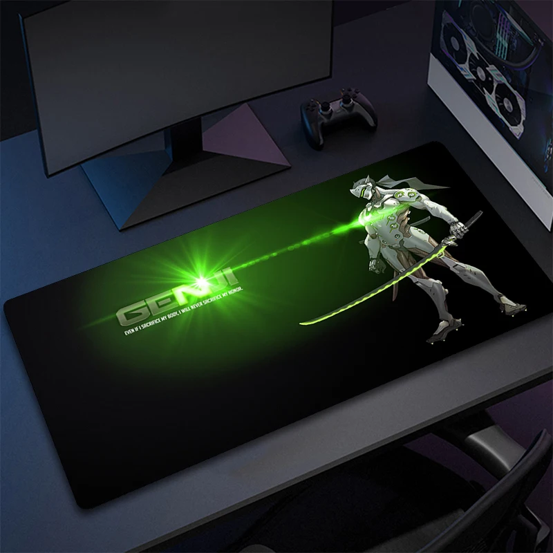 Популярный игровой коврик для мыши Overwatch с аниме девушкой персонализированный