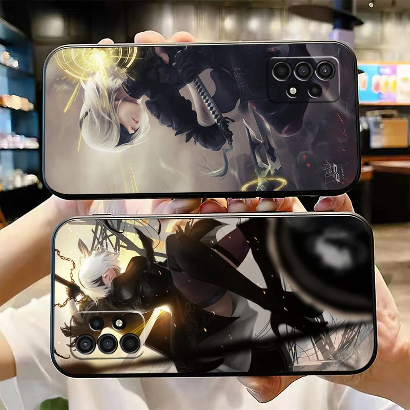 

NieR: Automata Phone Case For Samsung Galaxy A31 A32 A41 A42 A51 A52 A71 A72 4G 5G Liquid Silicon Funda Back Soft Coque