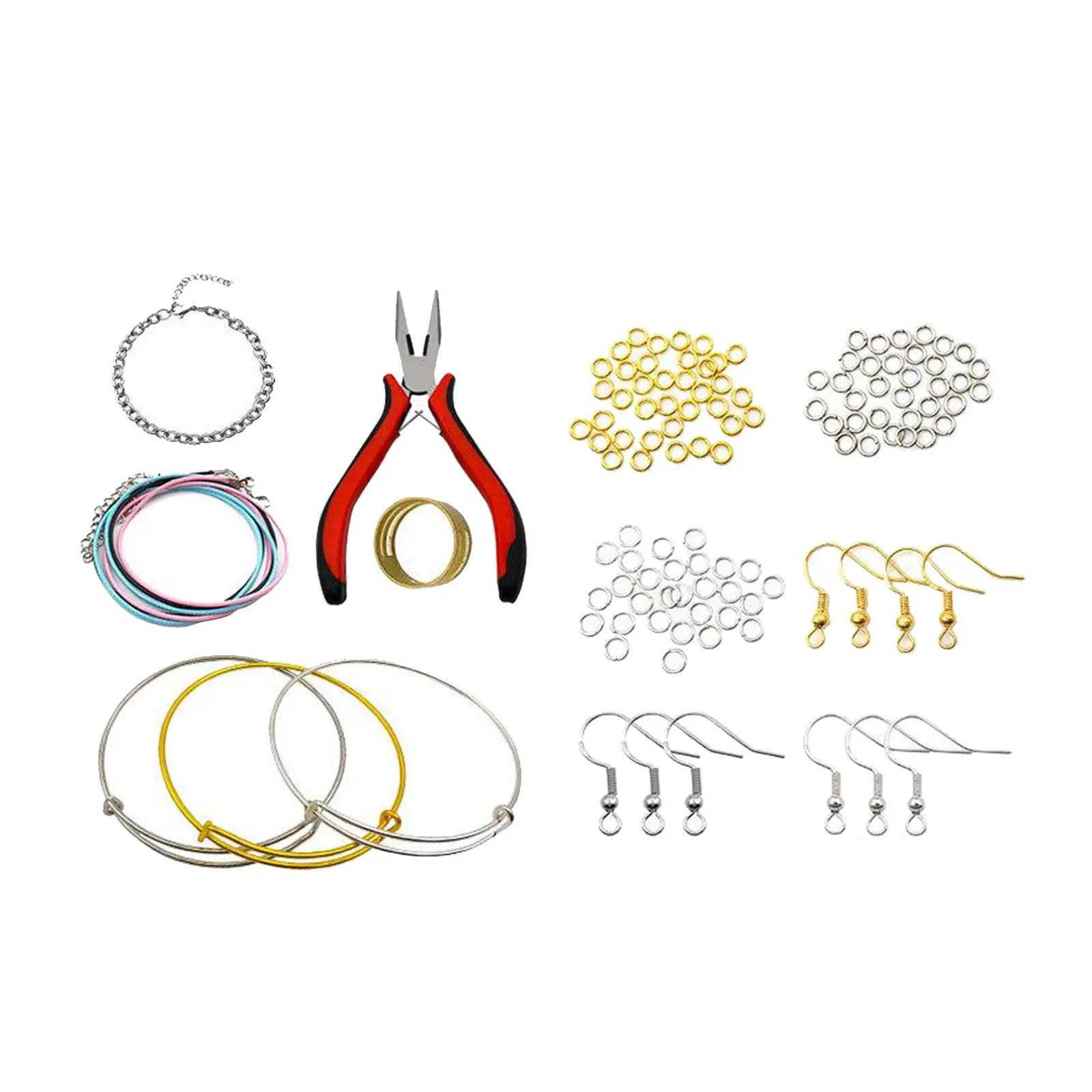 

Jewelry Making Supplies DIY Earrings Hook Jump Rings Bracelets Necklaces