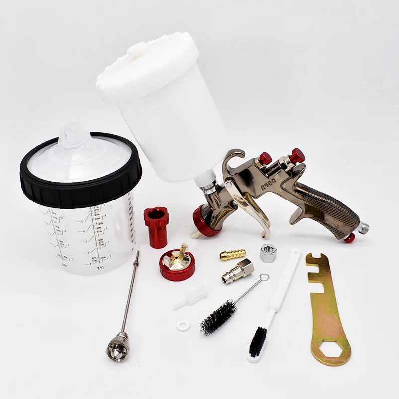 Пистолет-распылитель LVLP R500 Автомобильный пистолет-распылитель с набором сопел 1 7