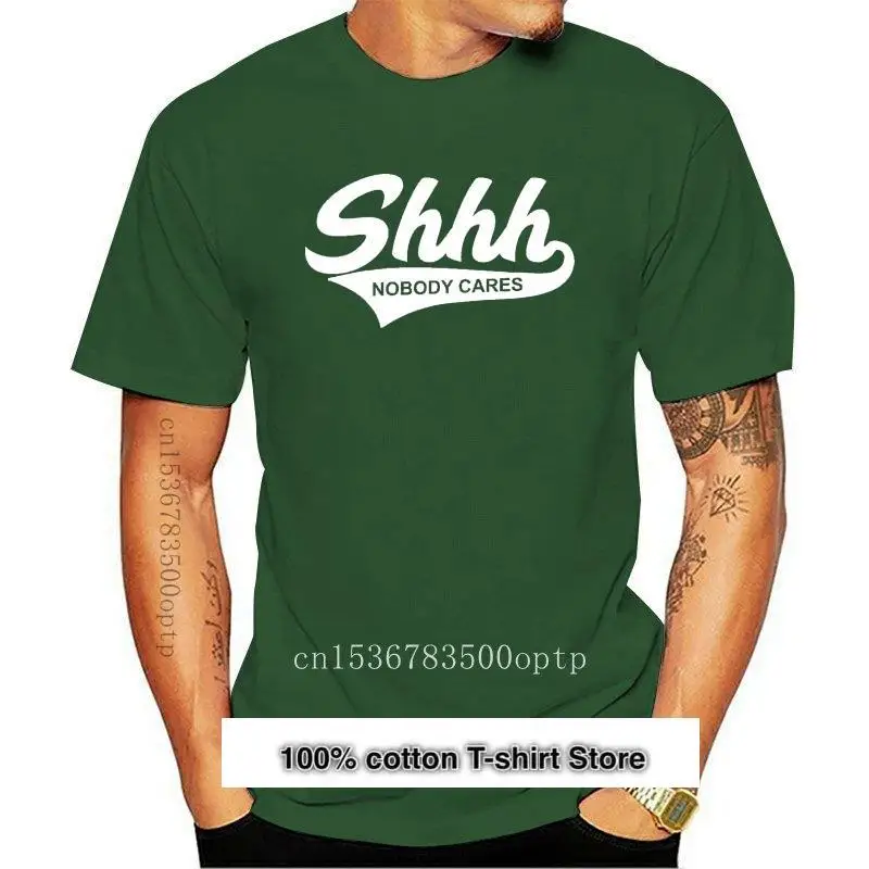 

Camiseta Shhh для мужчин, camiseta de la Series никто Care, 1844