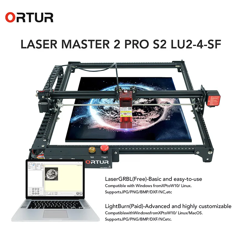 Новый лазерный гравер 20 Вт PRO с защитой глаз воздушным помощником ЧПУ