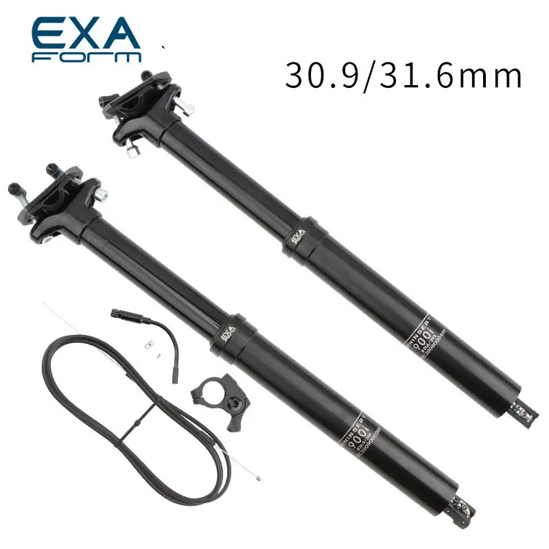 30.9/31.6*395mm Wire Control Lift Seat Tube Internal Routing Iamok  Post Kindshock EXA 900i Mountain Bike Dropper post