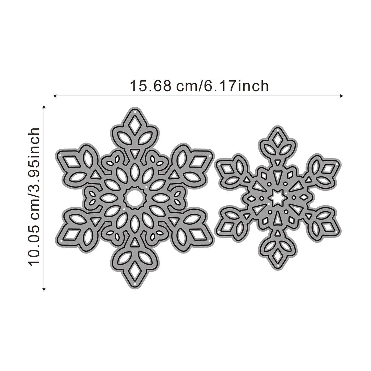 Рождественские трафареты Panalisacraft для вырезания снежинок сделай сам скрапбукинга