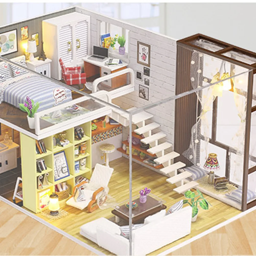 Мини-домик миниатюрный комплект для дома сделай сам обучающая сборная модель