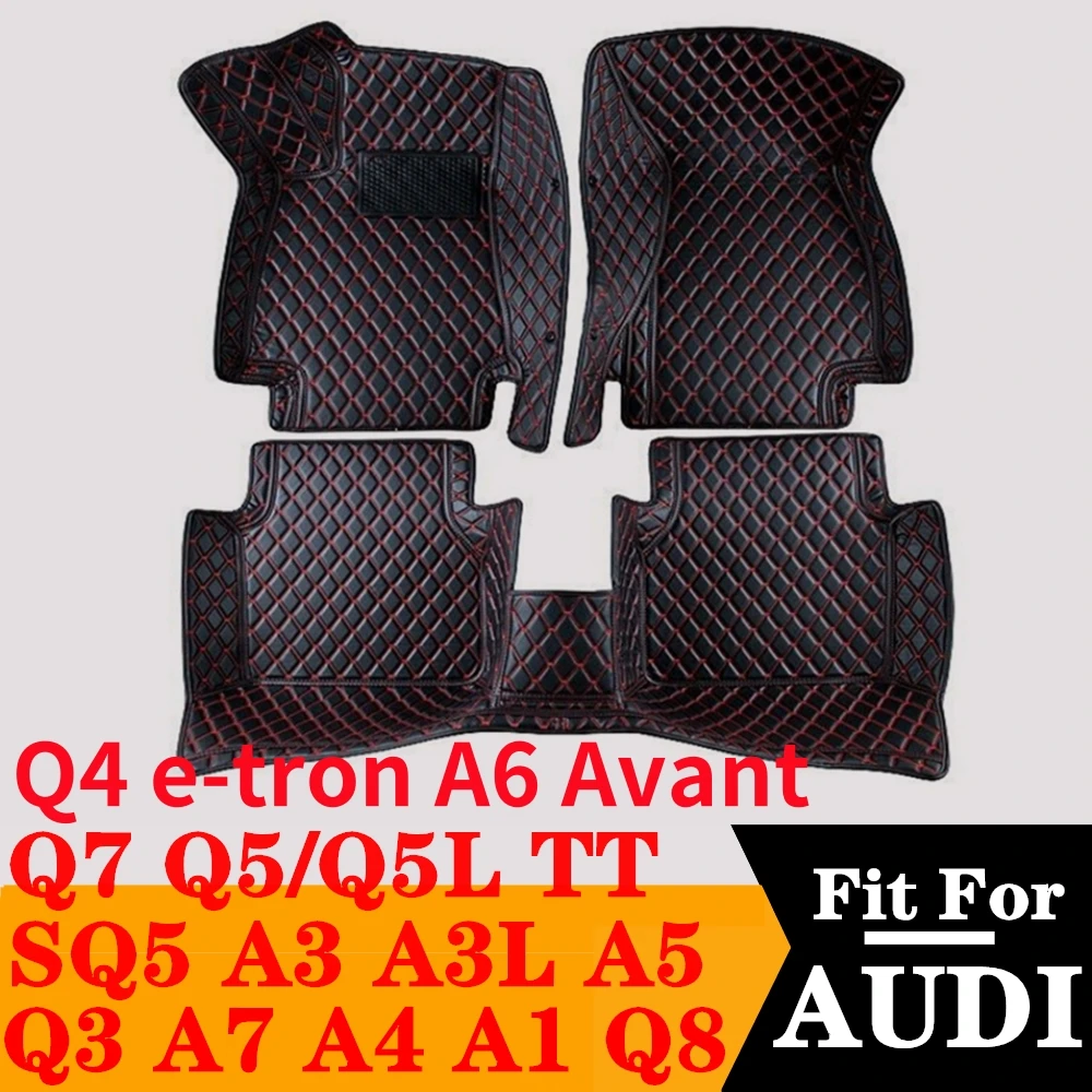 Автомобильные коврики для AUDI Q3 Q5 Q7 Q8 A1 A3 A4 A5 A7 SQ5 TT A6 Avant Q4 e-tron AUTO FloorLiner Подушечки ног
