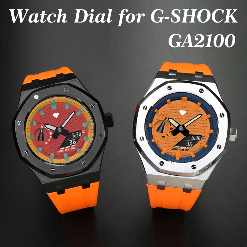 

New Third Generation GA2100 Modified Accessories Fashion Dial For Casio G-Shock GA2100 Replacement Watch Accessories Wholesale