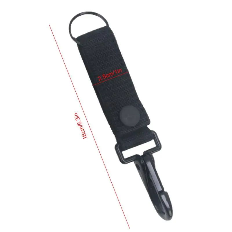 Зажим для ремня ключей уличное кольцо сверхпрочное хранилище нейлоновая лента