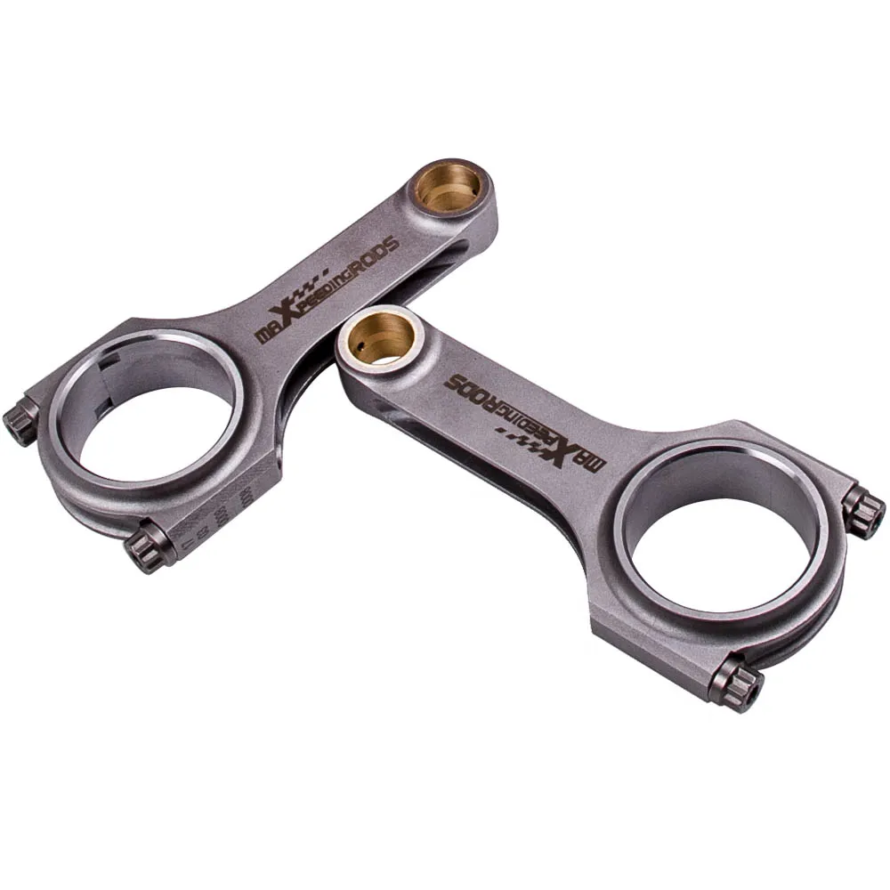 

2pcs Forged Steel Connecting Rods H-Beam for Fiat 500 Old Model 2 cylinder 126mm Forged 126mm Conrods H-Beam Crankshaft Piston