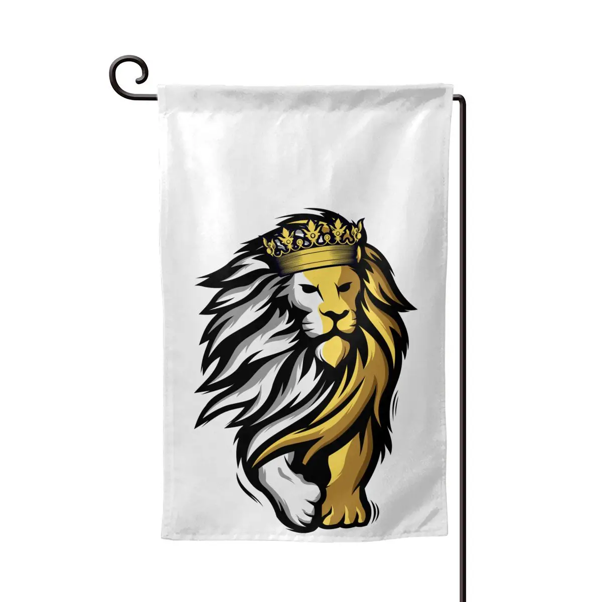 

courtyard decoration garden flag 30X45cm, Awesome mascot lion logo