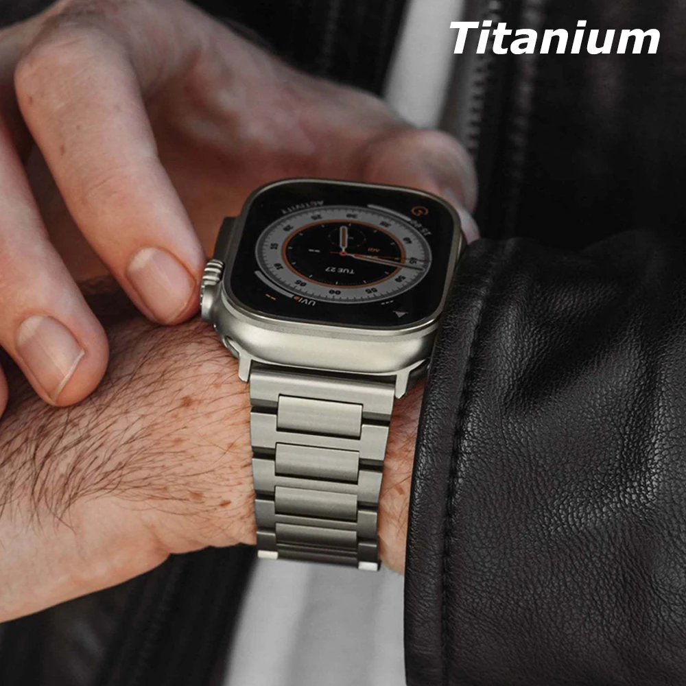 Титановый apple watch. Титановый браслет для Apple watch Ultra. Nomad Aluminum Band.