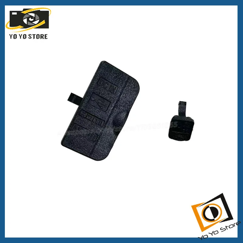 Новые 2 шт./компл. для Nikon D90 USB резиновые декоративные кожаные детали разъема GPS