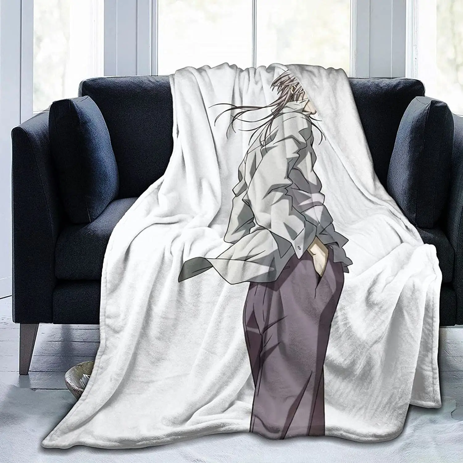 

Shogo Makishima Fluffy Soft and Comfortable Blanket, Anime Warm Embrace of Sympathy