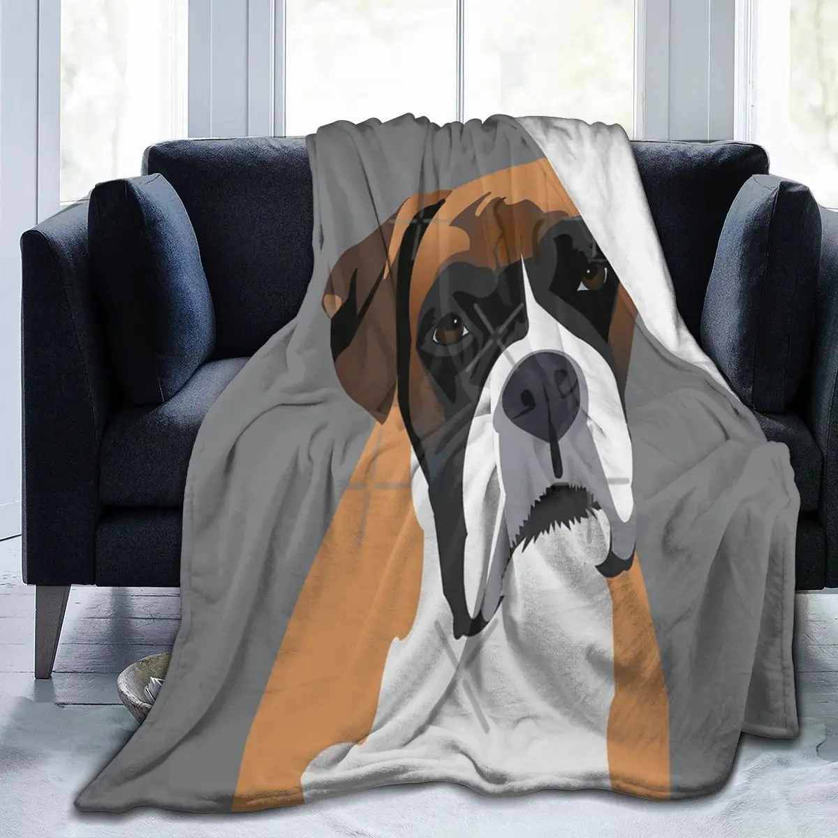 

Боксерское одеяло, одеяло для лица, праздничный диван, антипиллинговое, настраиваемое