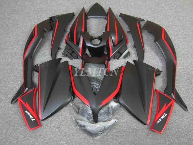 

Style New ABS Fairings Kits Fit For YAMAHA T-max 530 2015 2016 tmax 15 16 Bodywork Set Custom Matt Black Red