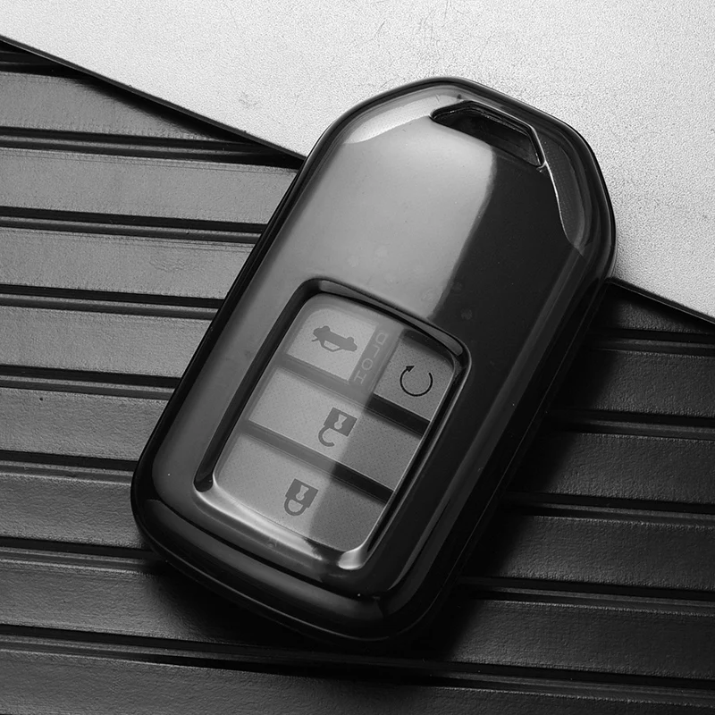 

Защитный чехол для автомобильного ключа из мягкого ТПУ с полным покрытием для Honda 2016 2017 CRV Pilot Accord Civic, Аксессуары для автомобилей
