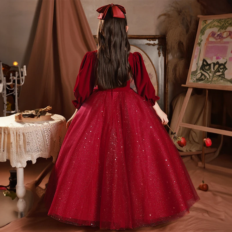 Роскошные Детские платья для конкурса маленьких девочек вечерние бальные дня