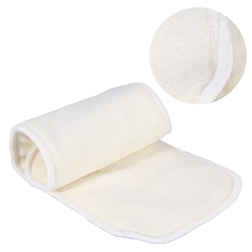 

1Pc Reusable Nappy Liner Insert Washable Bamboo Fiber Cloth Adult Diaper Liner Insert 4 Layers Super Absorbent Adult Diaper