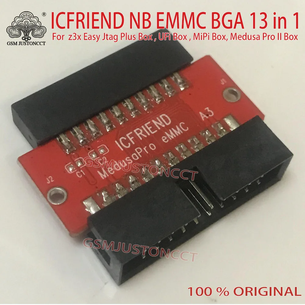 Новинка ICFRIEND Emate box E-mate X EMMC BGA 13 в 1 поддержка BGA100/136/168/153/169/162/186