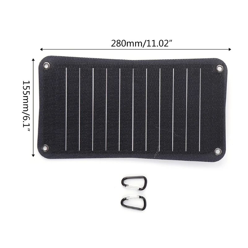 

Outdoor Travel Sunpower 10W Portable Solar Panel Battery for Mobile Phone Backpack Solar