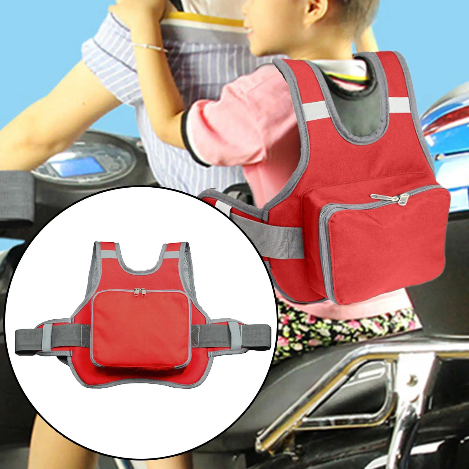 

Children Motorcycle Safety Belt Children Motorcycle Safety Strap for Riding Child