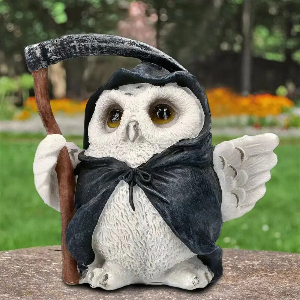 

Decorate Your Garden with A Unique Owl Reaper Sculpture Garden Decor Decoracion Jardines Y Terrazas Jardin Garden Dec Outdoor