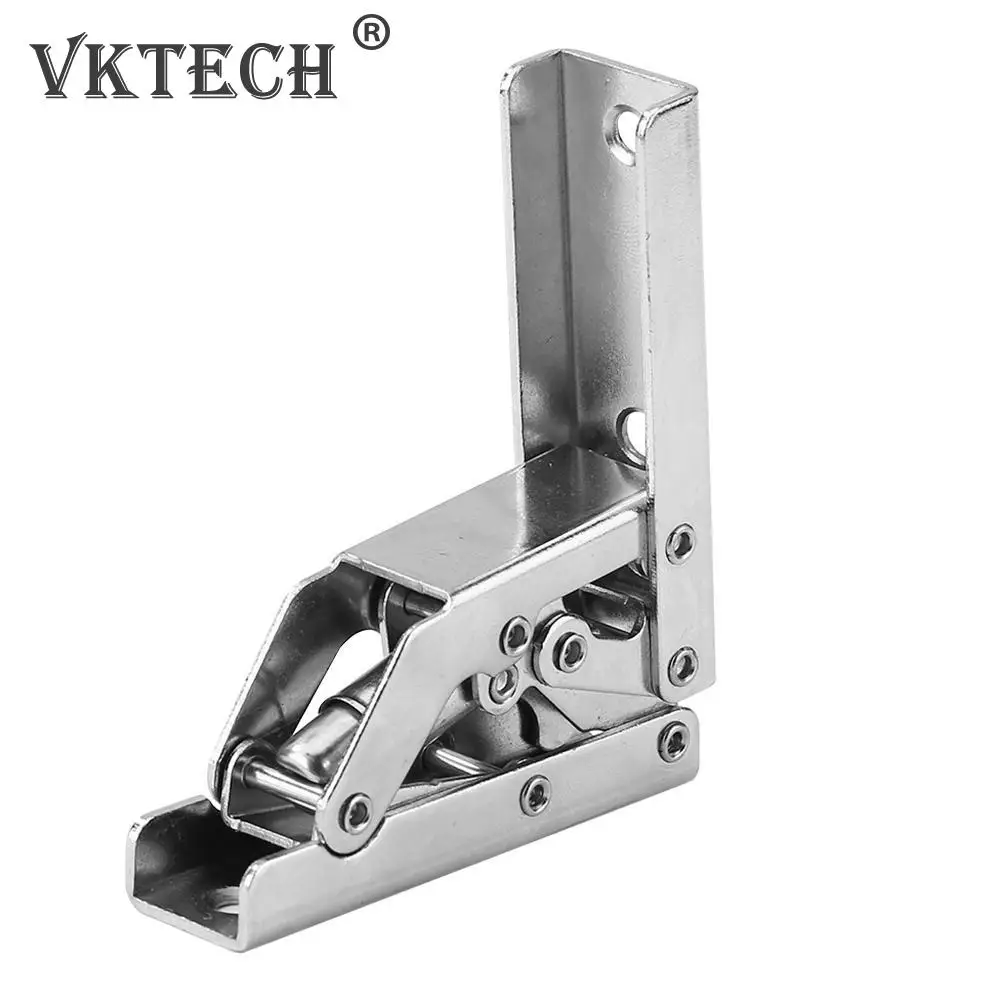 90 Degree Iron Folding Hinge Table Leg Brackets Foldable for Chair Extension Tables Self Locking Fold Feet Hinges |