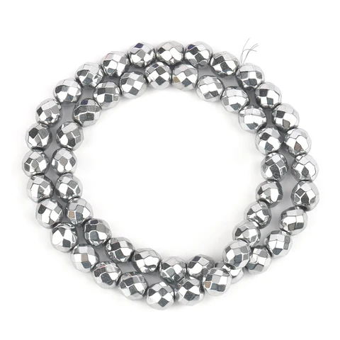 Натуральные гематитовые бусины TANANTA, золотые/серебряные, круглые, 2/3/4/6/8/10 мм