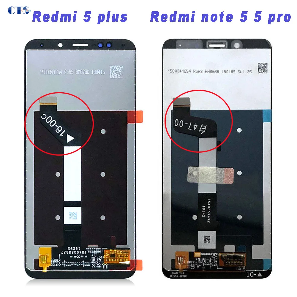 ЖК-дисплей 5 99 дюймов для Xiaomi Redmi Note 5/5Pro/5 Plus/5 p экран с двойной камерой