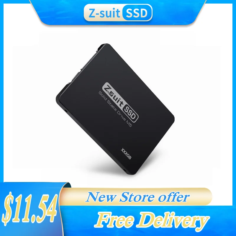 

Z-suit Solid State Drive 2.5" SATA3 128G 256G Internal Hard Drive 480G 512G Memory Disk 1T 2T For Laptop