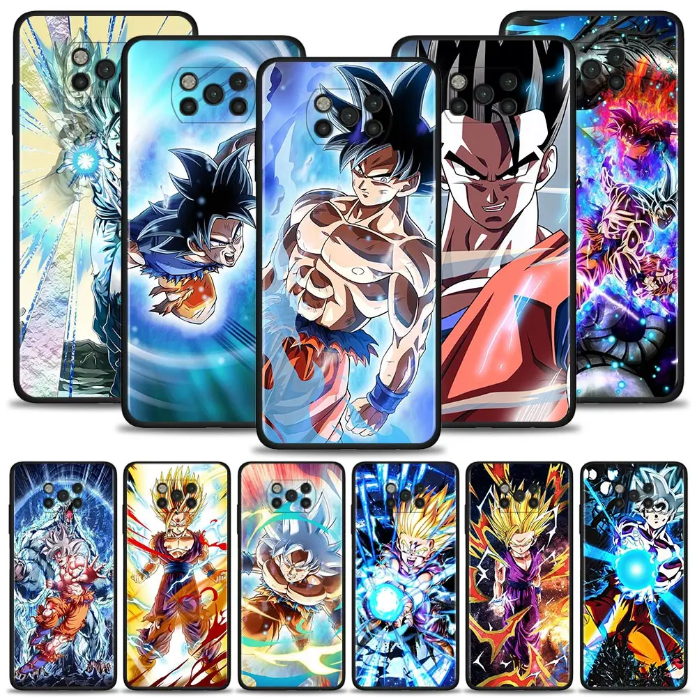 

Dragon Ball Gohann Fighting Phone Case For Xiaomi Poco X3 GT X4 NFC M3 M4 Pro F3 Pocophone F1 for 11T 12 10T Pro 11 Lite 9T Capa