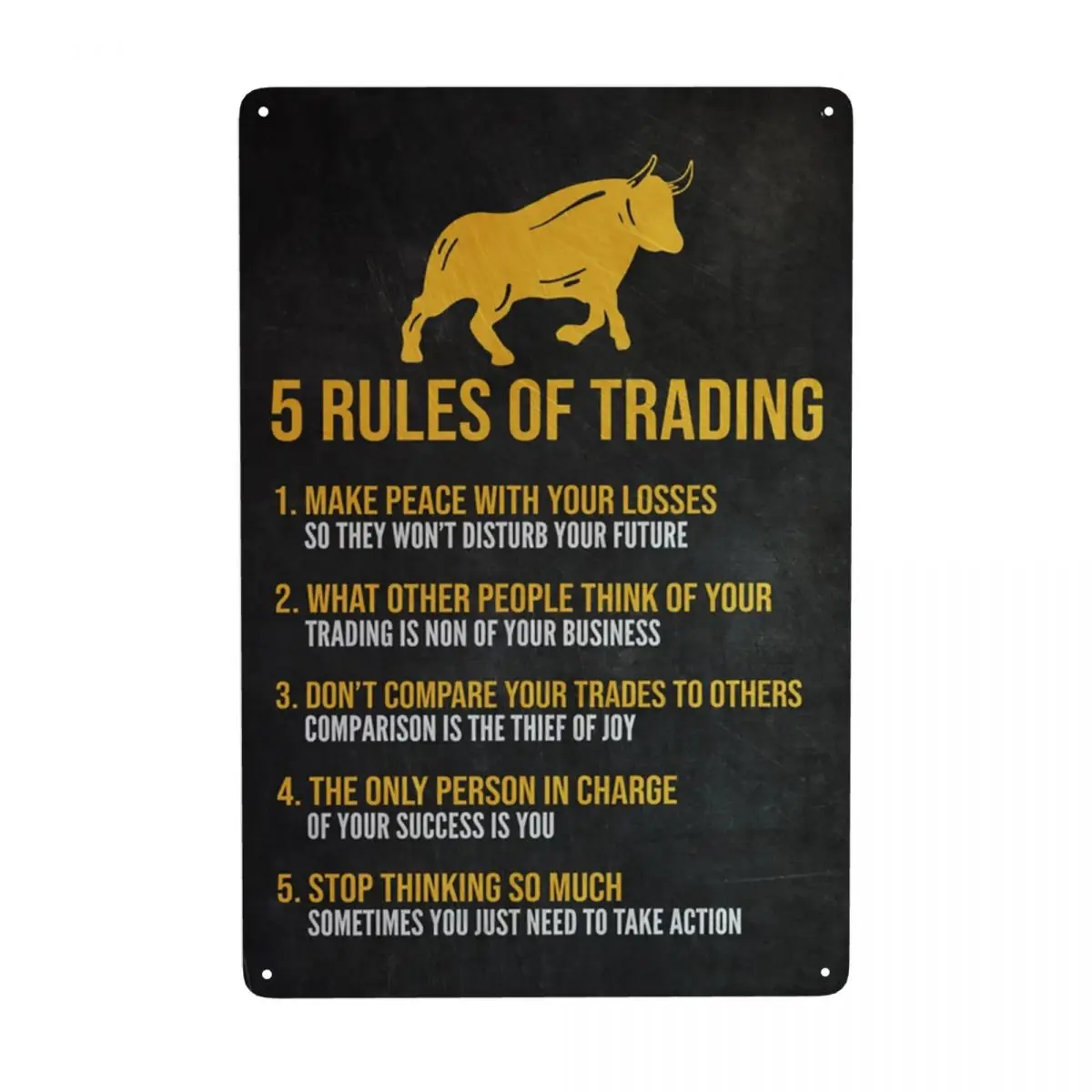 

Trader Trading Gift Idea Signs Custom Vintage Stock Forex Metal Plaques for Club Cafe Restaurant Man Cave Bar Wall Art Decor