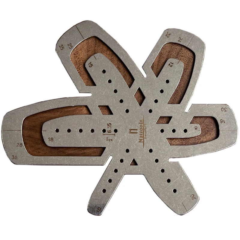 

Квадратный шаблон с хвостовой линейкой и ремнем, закругленные Угловые шаблоны ручной работы, сделай сам, инструмент для изготовления кожи, ...