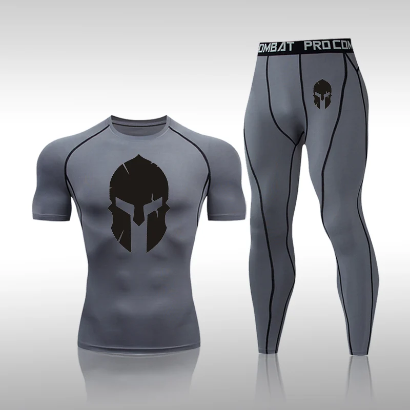 

2 Pcs Men's Gym Sportswear Running Track Suits Male Tracksuit Outdoors Suit Men Outdoor Jogging Sport Suits Casual Sportswear
