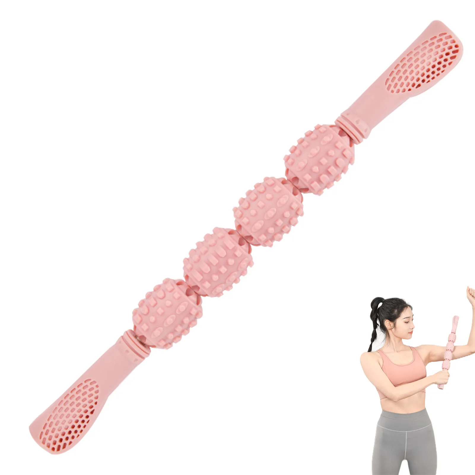 

Massage Stick Muscle Roller Stick Yoga Fitness Roller Stick Trigger Point Massager Stick For Relieving Muscles Relax Muscles