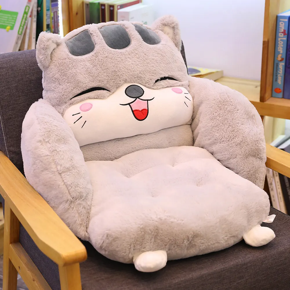 

Creative cartoon rabbit plush semi-enclosed animal seat cushion thickened office chair cushion for leaning on student buttock cu