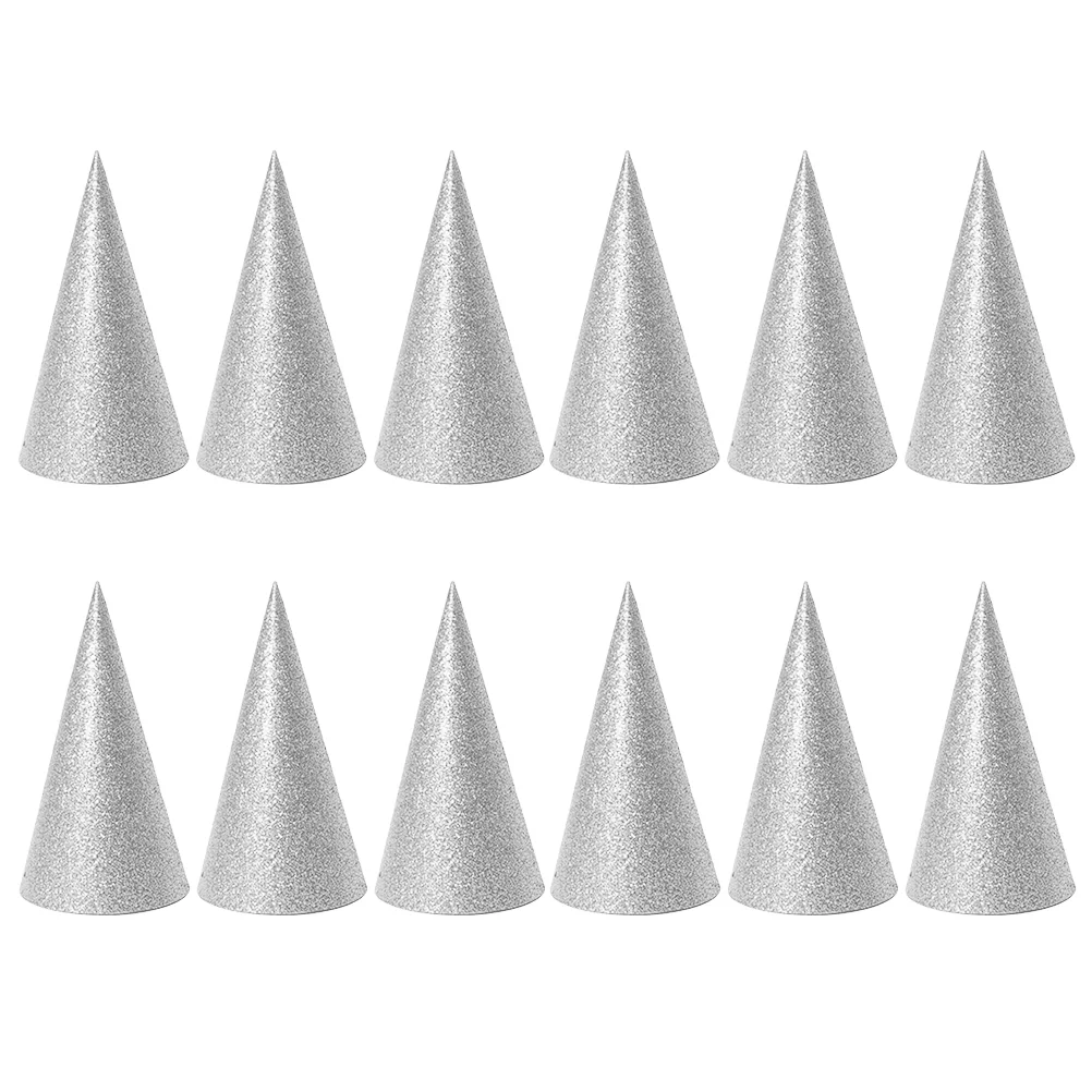 

Birthday Hats Party Hat Cone Kids Baby Paper Glitter Cap Adults Mini Celebration Toddler Headwear Prince Dogs Tiara First Caps