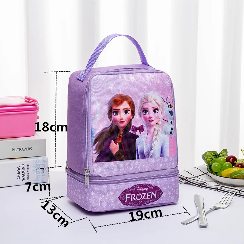 Disney cartoon insulation bag Korean version Stitch cute lunch box bag barbecue handbag Outdoor ice tote bag