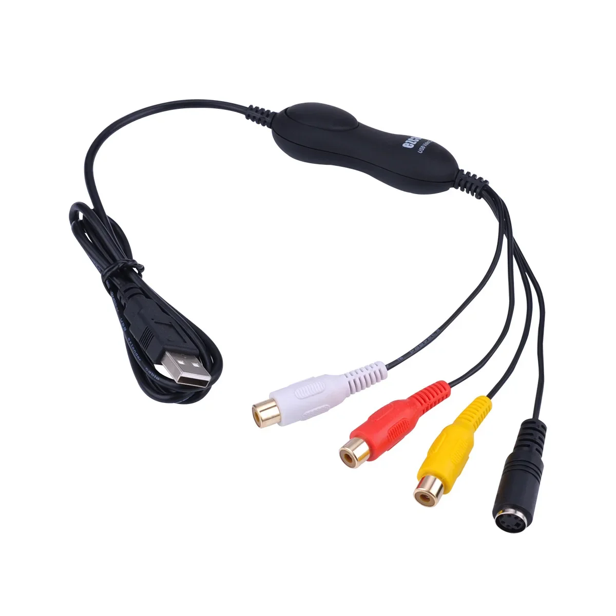 Фото Ezcap158 USB 2.0 Карта захвата аудио-видео AV S-Video Аналоговая запись видео для VHS-плеера V8 Hi8 Видеокамера Камера Windows MAC №5